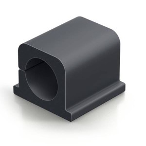 Klips samoprzylepny na 2 kabele CAVOLINE CLIP PRO 2 DURABLE grafitowy 4szt /504337/
