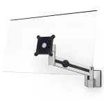 Uchwyt na monitor LCD 21-27'' z ramieniem mocowanie do ściany srebrny /509023/