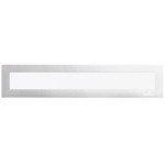 Ramka magnetyczna informacyjna do nagłówków 323x66mm na etykietę 297x40mm DURAFRAME MAGNETIC TOP A3 srebrna 5szt./498723/