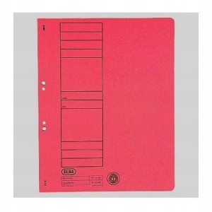 SKOROSZYT OCZKOWY KARTONOWY A4 ELBA 21450 CZERWONY 1szt