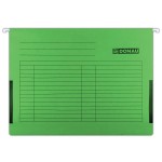 Teczka zawieszkowa Donau z boczkami, A4, 230gsm, zielona /742090506/