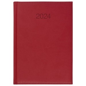 Terminarz A4 tygodniowy CRUX 2024 VIVO czerwony /KK-BCV-401.T.-V528/
