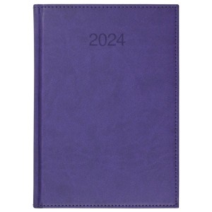 Terminarz A4 tygodniowy CRUX 2024 VIVO fioletowy /KK-BCV-401.T.-V531/