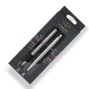 Komplet PARKER pióro+długopis JOTTER LONDON stalowy /2046254/