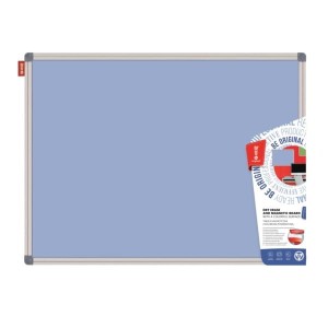 Tablica magnetyczna suchościeralna rama aluminiowa CLASSIC 60x90cm MEMOBE niebieska /TMN96ALC/1/