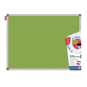 Tablica magnetyczna suchościeralna rama aluminiowa CLASSIC 60x90cm MEMOBE zielona /TMZI96ALC/1/