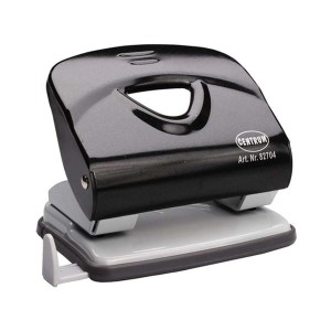 Dziurkacz do 25 kartek metalowy CENTRUM 82704 czarny 1szt. /CE82704/