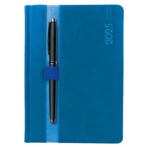 Terminarz A5 dzienny CRUX 2025 LOOPEN granatowy/niebieski /KK-BCL-545.D.-LP31/