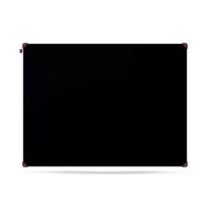 Tablica kredowa-magnetyczna rama aluminiowa 120x90cm MEMOBE IDEA czarna /MITK120090.08.60.51/