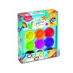 Masa plastyczna PAT DOUGH z akcesoriami do pieczenia MAPED CREATIVE 9x56g  /907202/