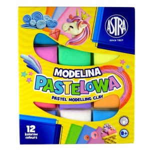 Modelina 12 kolorów ASTRA pastelowa /304118007/