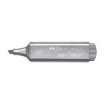 Zakreślacz FABER CASTELL 1546 metaliczny srebrny /154661 FC/