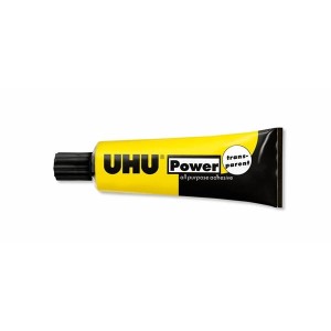 Klej w tubie 45ml uniwersalny UHU POWER TRANSPARENT /40328 UHU/