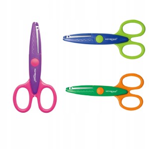 Nożyczki dekoracyjne 14cm KEYROAD mix kolorów 1szt. /KR972142/