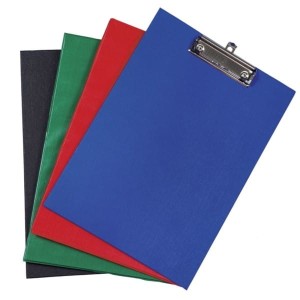 Deska z klipem A4 pojedyńcza TAURUS czerwona /32001/