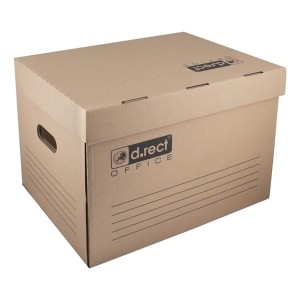 Pudło archiwizacyjne zbiorcze 333x431x294mm D.RECT 2100 brązowe 1szt.  /110588/