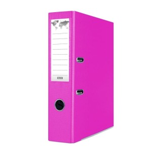 Segregator A4/75 z szyną DONAU BASIC-S różowy 1szt. /21024221-13/