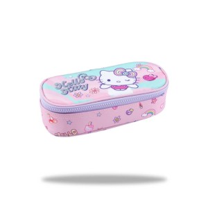 PIÓRNIK SASZETKA USZTYWNIONA Z WEWNĘTRZNA KLAPKĄ PATIO DISNEY CAMPUS PINK1 HELLO KITTY 1szt.
