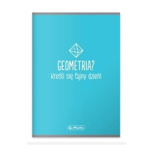 ZESZYT TEMATYCZNY A5 32K GŁADKI 70g ADRESÓWKA GEOMETRIA HERLITZ