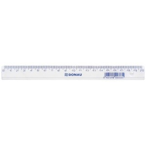 Linijka Donau, 20cm, transparentna /7052001PL00/ !dostępność luty 2023!