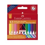 Kredki woskowe GRIP trójkątne 12 kolorów FABER-CASTELL /122520 FC/