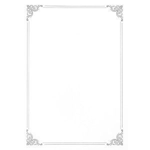 Papier ozdobny A4/190g na dyplomy SILVER 20szt. /210719/
