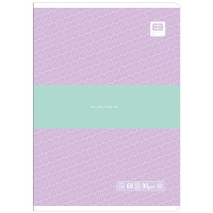 Zeszyt A5/60 kratka BLACKBLUE pastel /ZE60#BBP-3527/