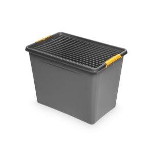 Pojemnik do przechowywania zamykany  390x420x580mm 80,0L ORPLAST SOLIDSTORE BOX szary 1 szt /OR-1742/