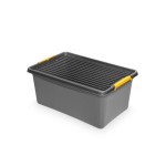 Pojemnik do przechowywania zamykany 400x260x400mm 40,0l ORPLAST SOLIDSTORE BOX szary 1 szt  /OR-1722/