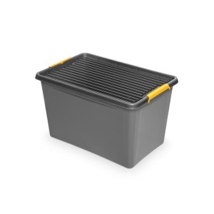Pojemnik do przechowywania zamykany 390x350x580mm 60,0l ORPLAST SOLIDSTORE BOX szary 1 szt /OR-1732/