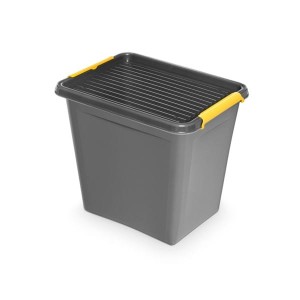 Pojemnik do przechowywania zamykany  300x350x400mm 30,0l ORPLAST SOLIDSTORE BOX szary 1 szt  /OR-1542/