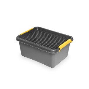 Pojemnik do przechowywania zamykany 300x165x400mm 12,5l ORPLAST SOLIDSTORE BOX szary 1 szt /OR-1522/