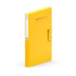 Segregator A4/25 z opcją plomby plastikowy NEW BINDER żółty 1szt  /OR-1802Y/