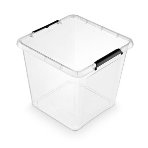 Pojemnik do przechowywania zamykany 390x350x390mm 36,0L ORPLAST SIMPLE BOX transparentny 1 szt (BL) /OR-1632SB/