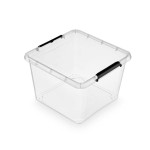 Pojemnik do przechowywania zamykany 390x260x390mm 32,0l ORPLAST SIMPLE BOX transparentny 1 szt /OR-1622SB/