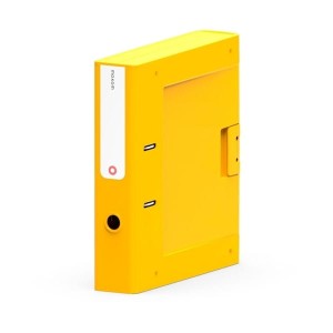 Segregator A4/70 z opcją plomby plastikowy NEW BINDER żółty 1szt /OR-1817Y/