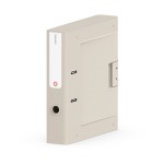 Segregator A4/70 z opcją plomby plastikowy NEW BINDER szary 1szt/OR -1817WG/