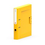 Segregator A4/50 z opcją plomby plastikowy NEW BINDER żółty 1szt /OR-1815Y/