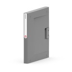 Segregator A4/25 z opcją plomby plastikowy NEW BINDER ciemnoszary 1szt  /OR-1802DG/