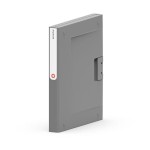 Segregator A4/50 z opcją plomby plastikowy NEW BINDER jasnoszary 1szt /OR-1815LG/