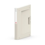 Segregator A4/35 z opcją plomby plastikowy NEW BINDER szary 1szt /OR-1803WG/