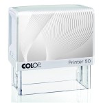 Pieczątka COLOP PRINTER IQ 50 biały– poduszka czarna  /PR.IQ.R.10.BI.CA/