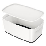 Pojemnik mały LEITZ MYBOX z pokrywką biało-czarny /52291095/