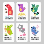 Gumka do mazania MILAN 436A z kolorowym nadrukiem mix wzorów 1szt. /436A/