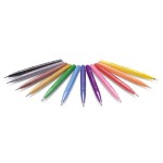 Pisaki do nauki kaligrafii DARK 4 pisaki TOUCH BRUSH PEN + książeczka PENTEL /ZESTAW-SES15C-PSVY-L/