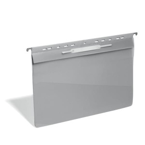 Teczka z mechanizmem skoroszytowym wpinana do segregatora zawieszana szara 256010