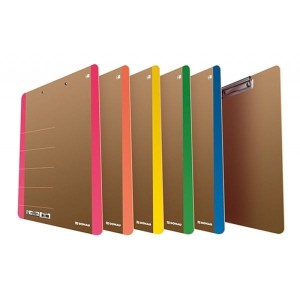 Deska z klipem A4 pojedyncza DONAU LIFE kartonowa zielona /2710001FSC-06/