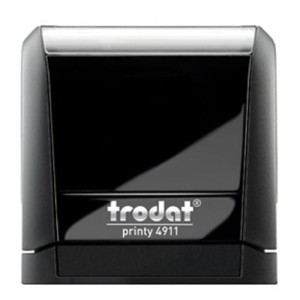Pieczątka automat TRODAT 4911 czarna - poduszka czarna 38X14mm /TRE_4911CAWCA/