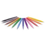 Pisaki do nauki kaligrafii BASIC 4 pisaki TOUCH BRUSH PEN + książeczka PENTEL /ZESTAW-SES15C-ABCD-L/