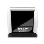 Pieczątka automat TRODAT 4911 biała - poduszka czarna 38X14mm /TRE_4911BIWCA/
